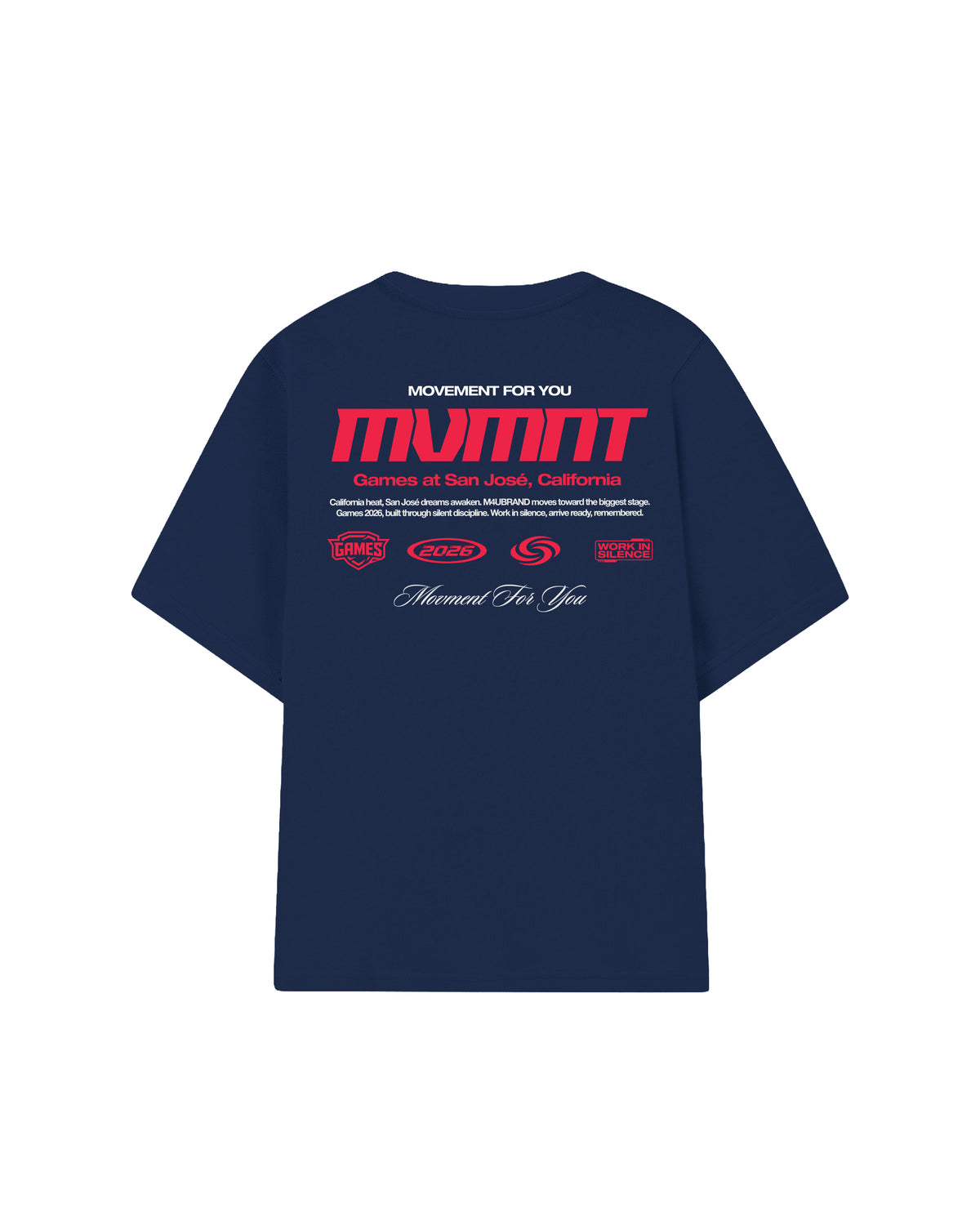 CAMISETA OVERSIZE GAMES EDITION NAVY BLUE