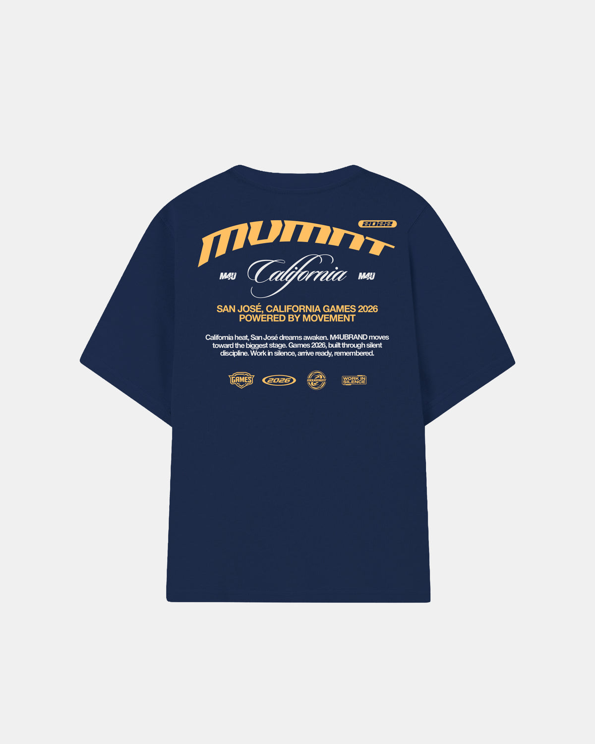 CAMISETA OVERSIZE MVMNT CALIFORNIA NAVY BLUE