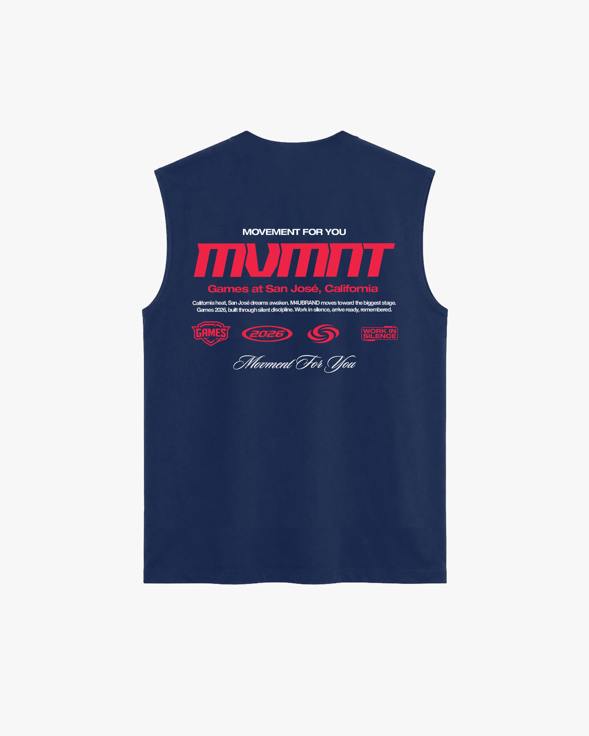 CAMISETA TANK TOP GAMES EDITION NAVY BLUE
