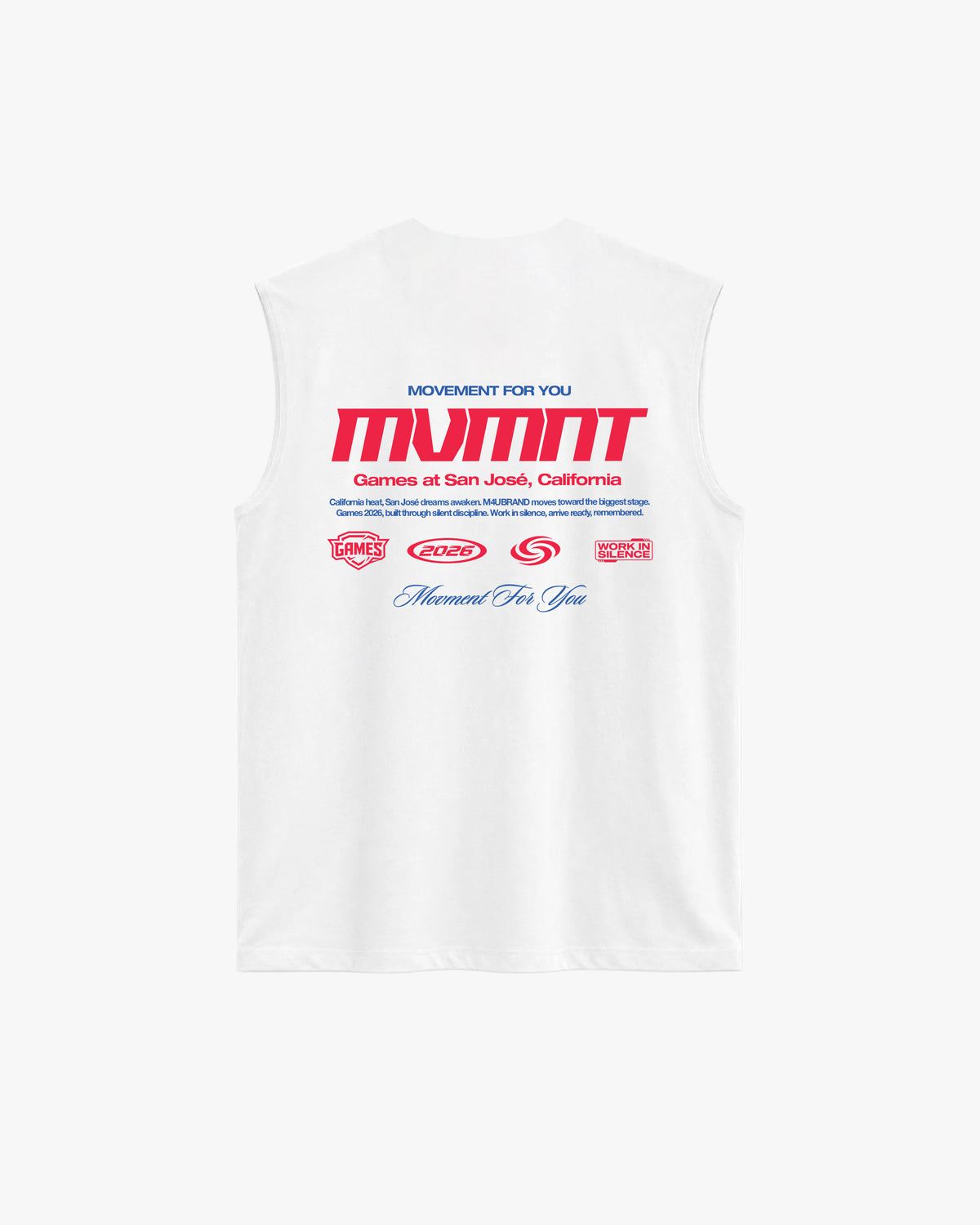 CAMISETA TANK TOP GAMES EDITION WHITE
