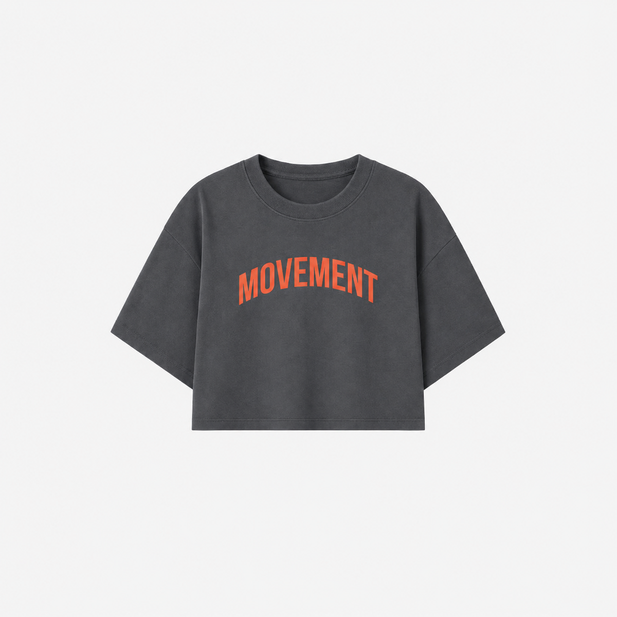 CROP TOP OVERSIZE TRAINING GREY