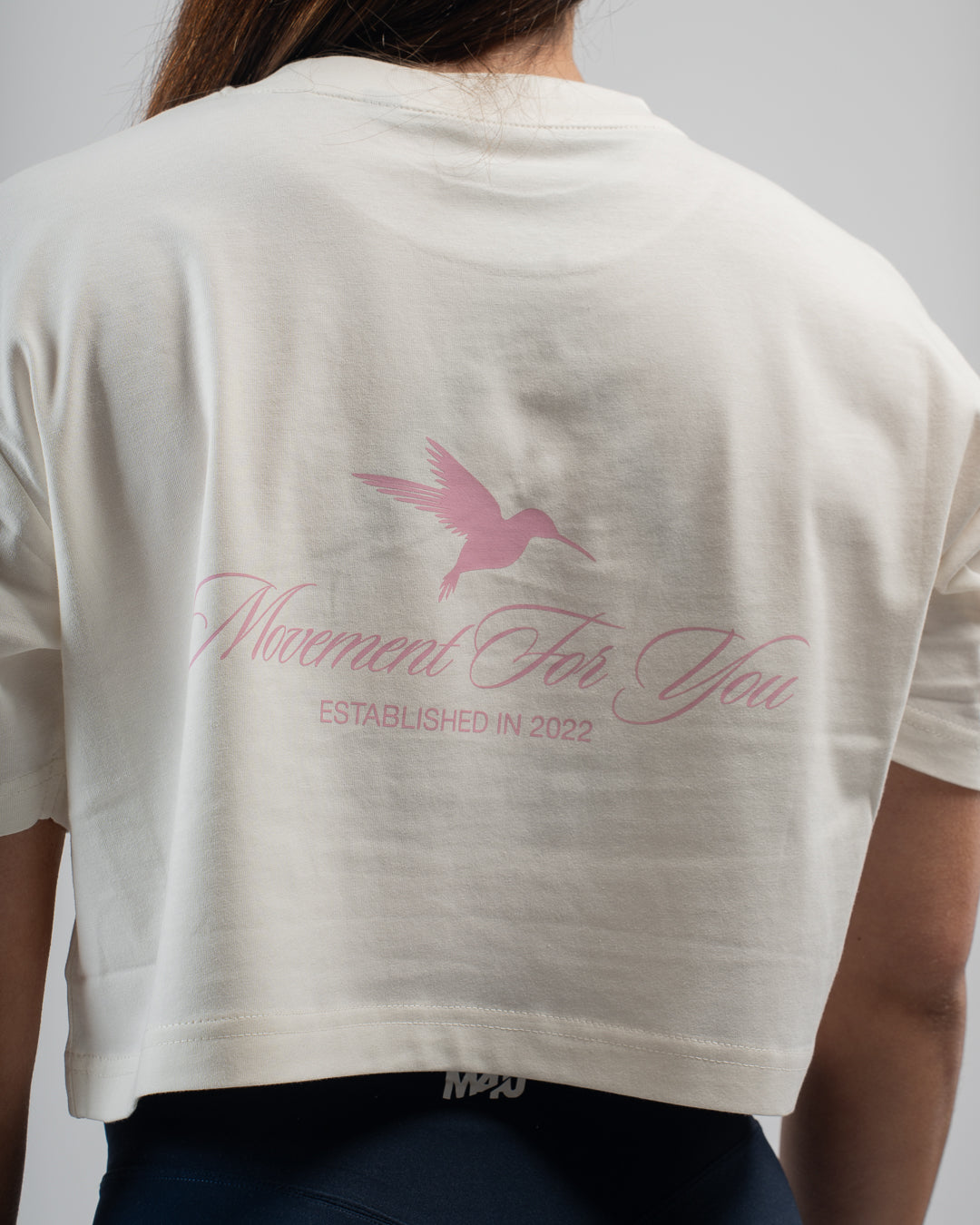 CROP TOP OVERSIZE TRAINING CREAM PINK