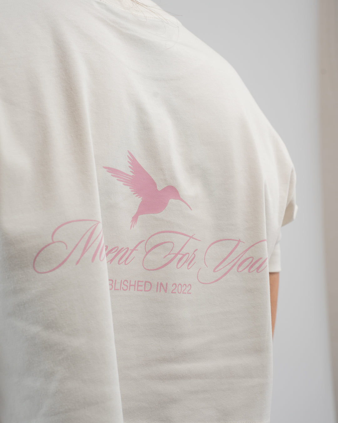 CROP TOP OVERSIZE TRAINING CREAM PINK