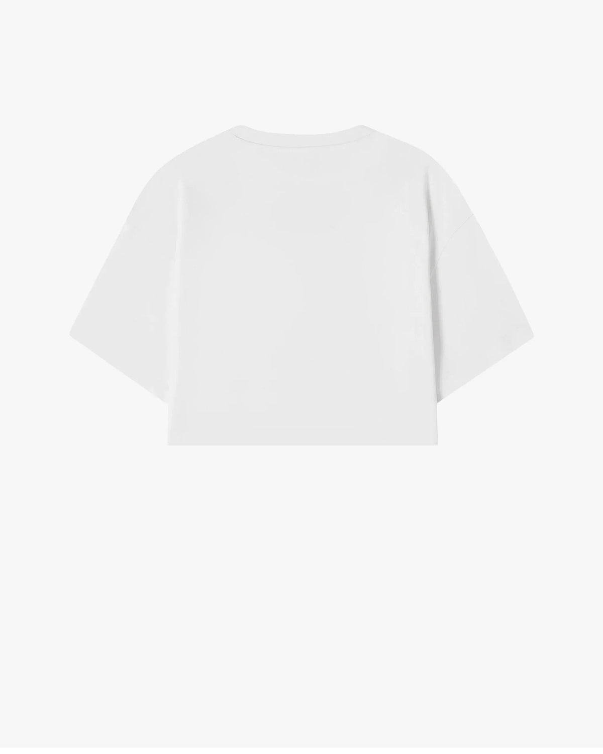 CROP TOP OVERSIZE TRAINING STAR WHITE