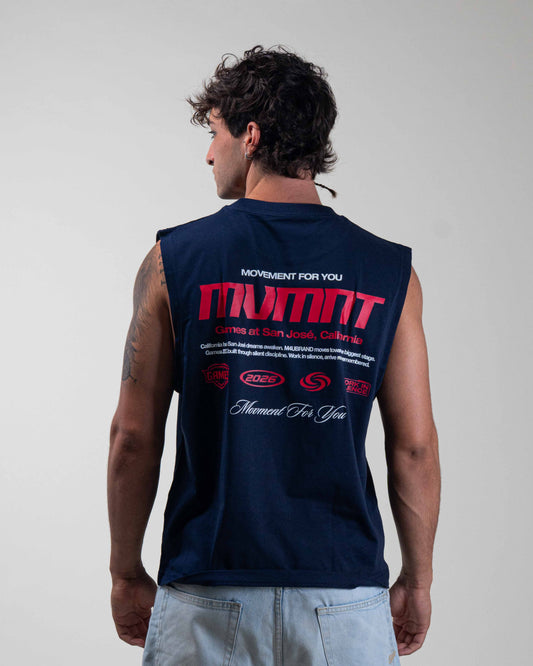CAMISETA TANK TOP GAMES EDITION NAVY BLUE