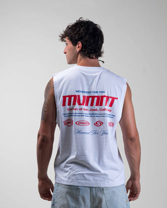 CAMISETA TANK TOP GAMES EDITION WHITE
