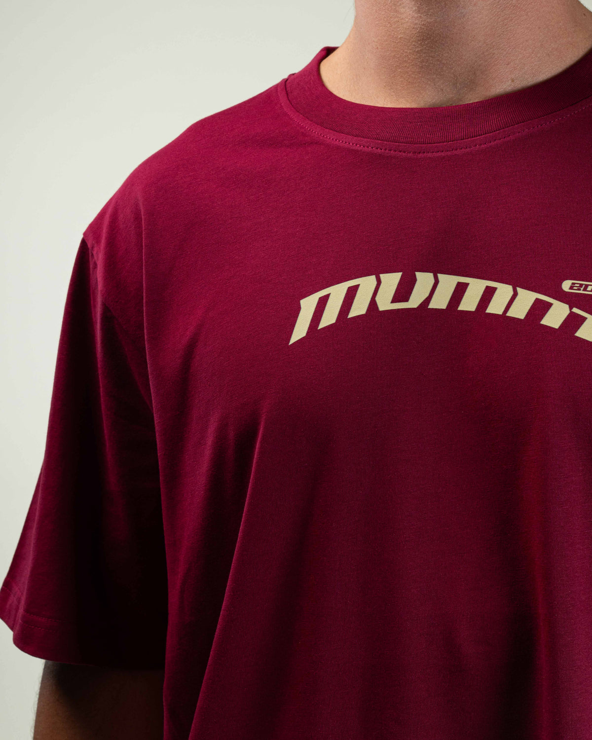 CAMISETA OVERSIZE MVMNT CALIFORNIA BURGUNDY