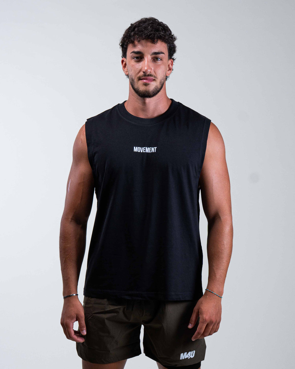 TANK TOP TRAINING WORK IN SILENCE BLACK