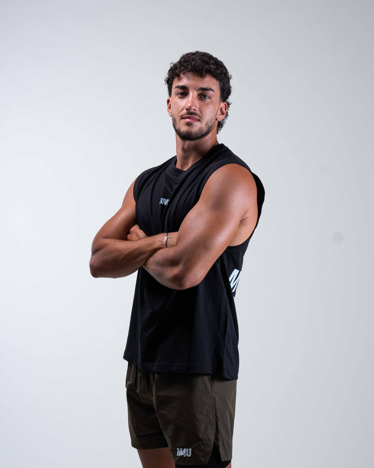 TANK TOP TRAINING WORK IN SILENCE BLACK