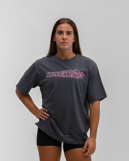 CAMISETA OVERSIZE STAR GREY