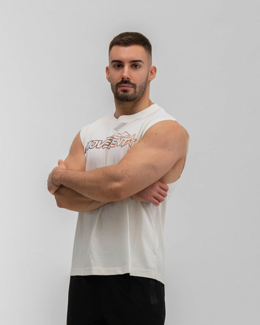 TANK TOP TRAINING STAR CREAM