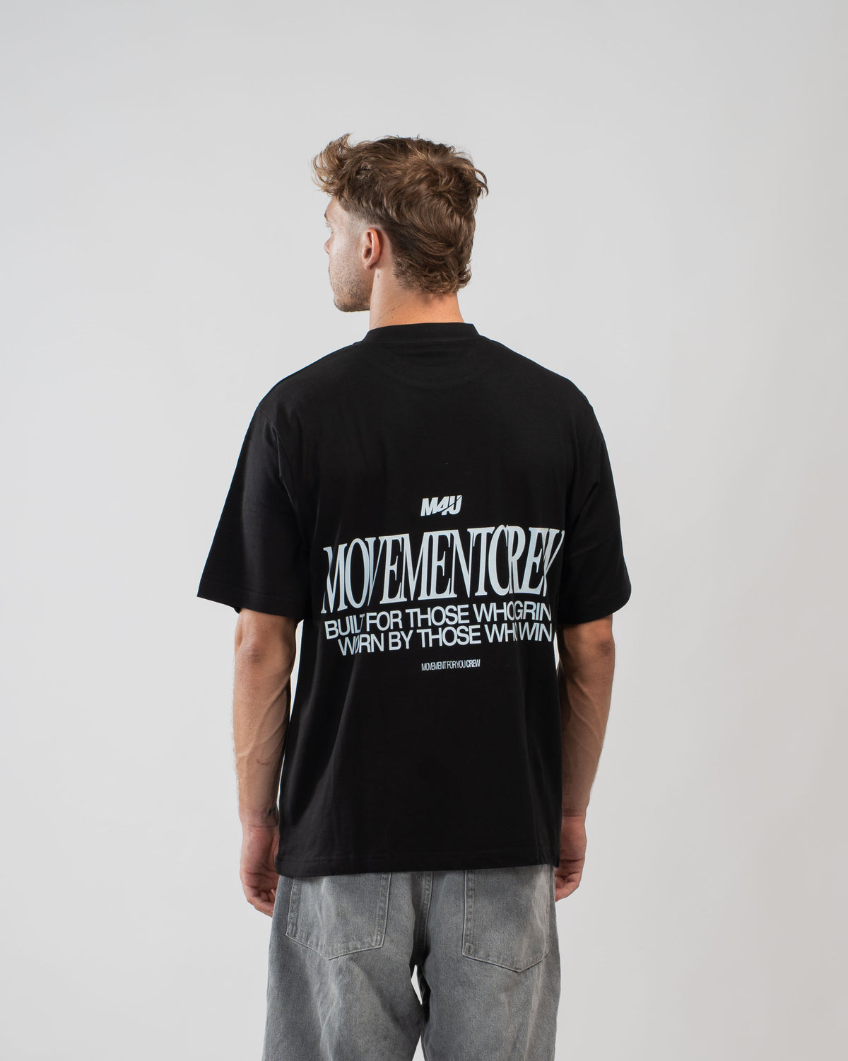OVERSIZE TRAINING MOVEMENT CREW BLACK
