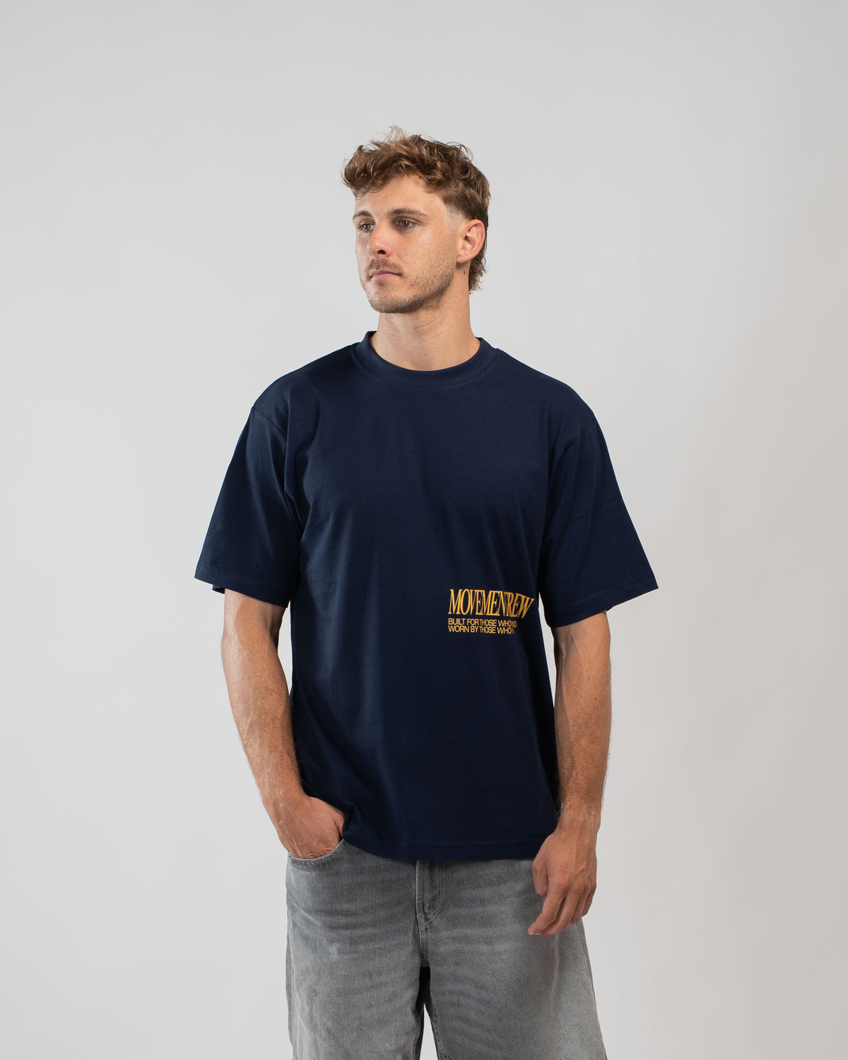 OVERSIZE TRAINING MOVEMENT CREW BLUE