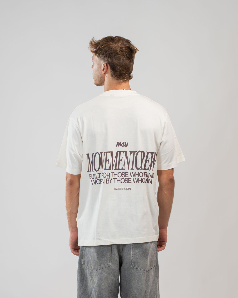 OVERSIZE TRAINING MOVEMENT CREW CREAM CHOCOLATE