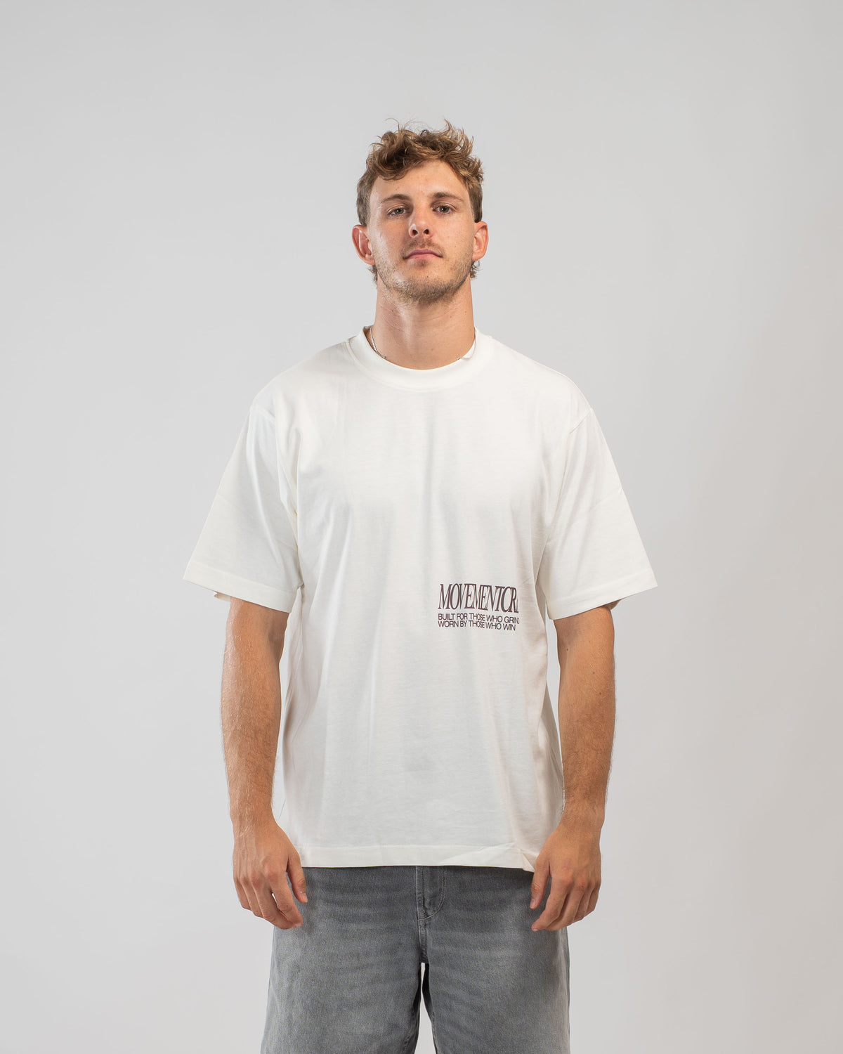 OVERSIZE TRAINING MOVEMENT CREW CREAM CHOCOLATE
