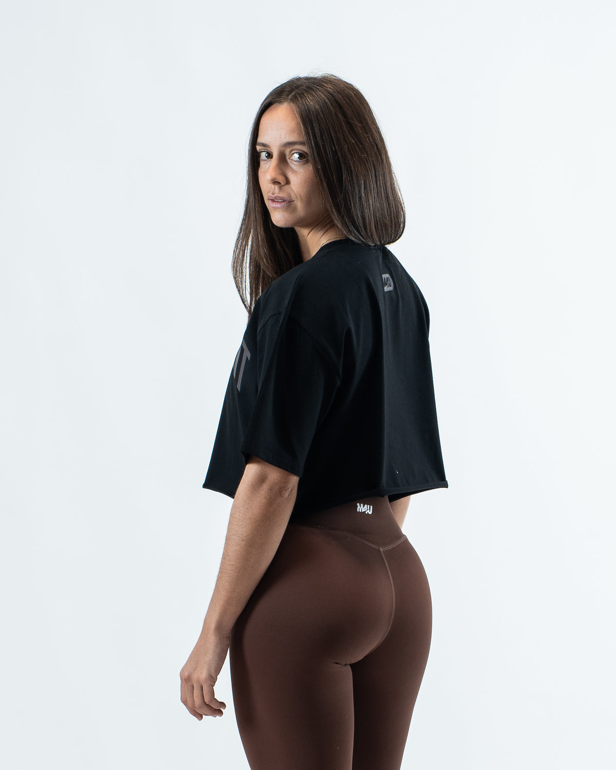 CROP TOP OVERSIZE CAPSULE BLACK