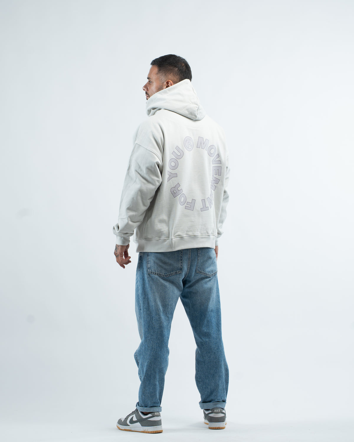 ZIPPER OVERSIZE 360 GLACIAR GREY