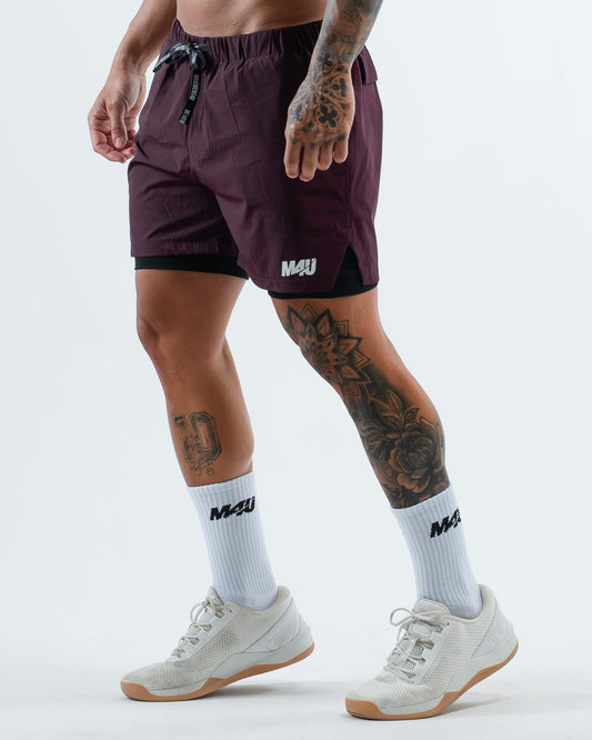 SHORTS 2 EN 1 CHERRY