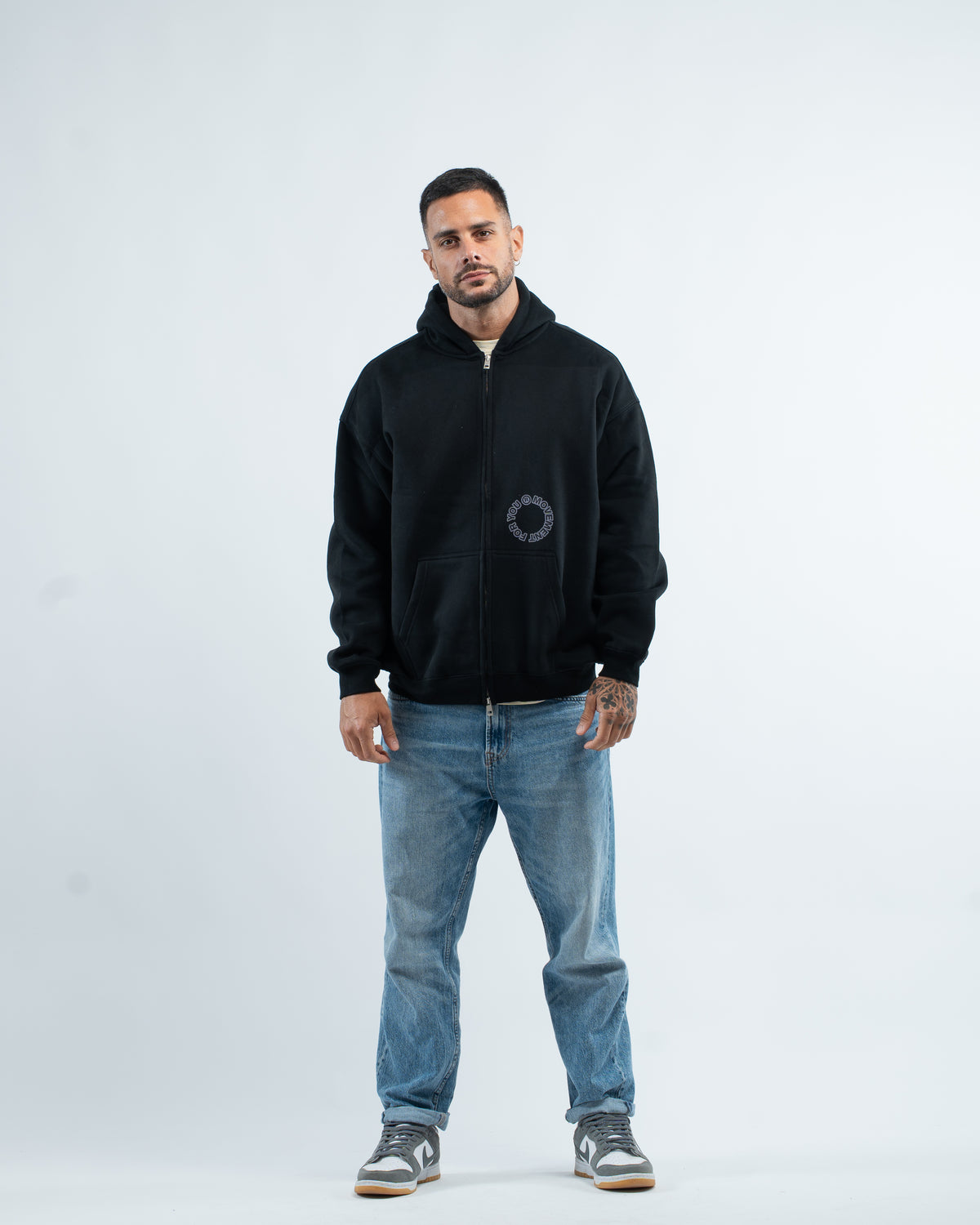 ZIPPER OVERSIZE 360 BLACK
