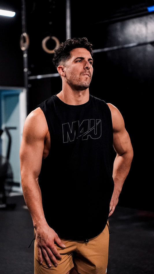 TANK TOP TRAINING BLACK M4U