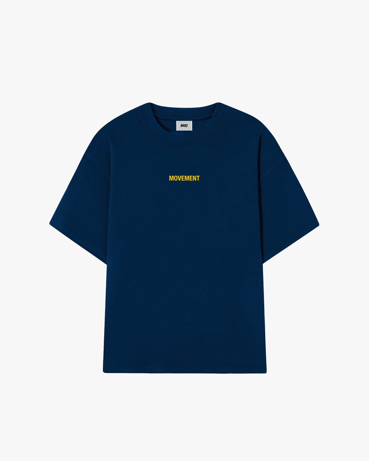 CAMISETA OVERSIZE WORK IN SILENCE NAVY BLUE