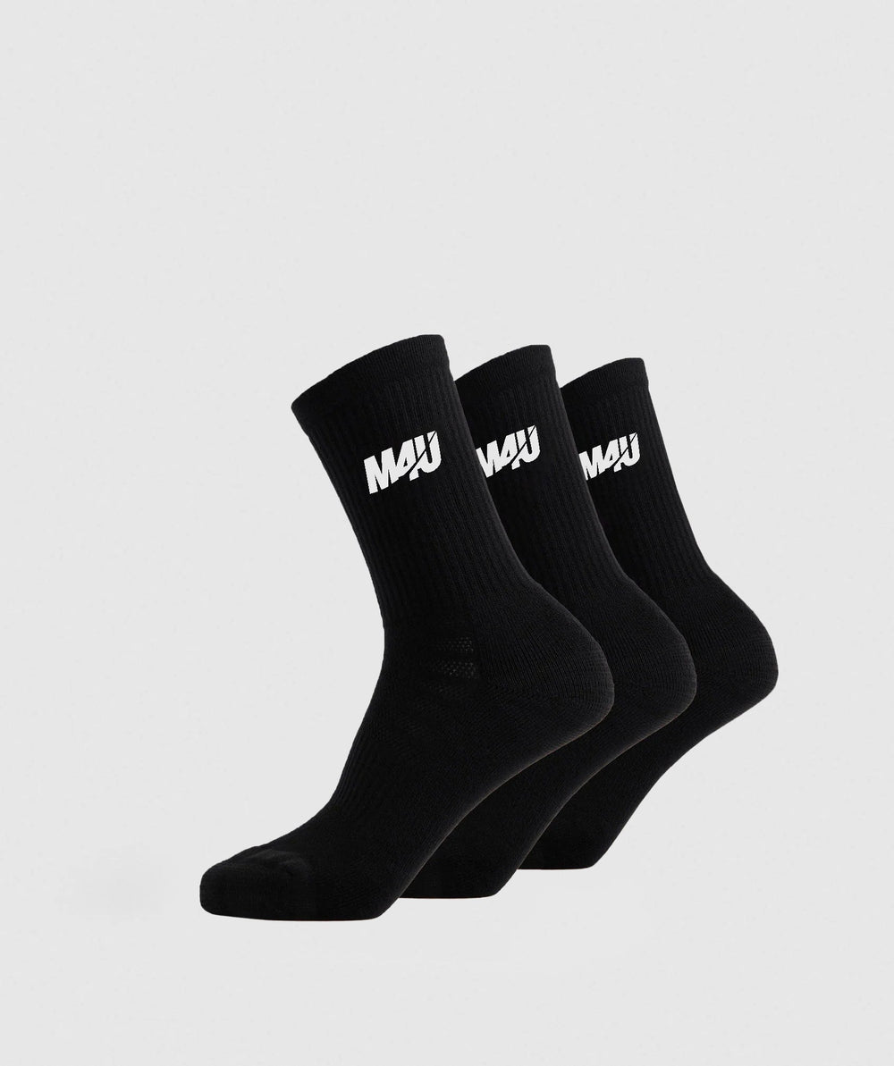 PACK 3 TRAINING SOCKS BLACK