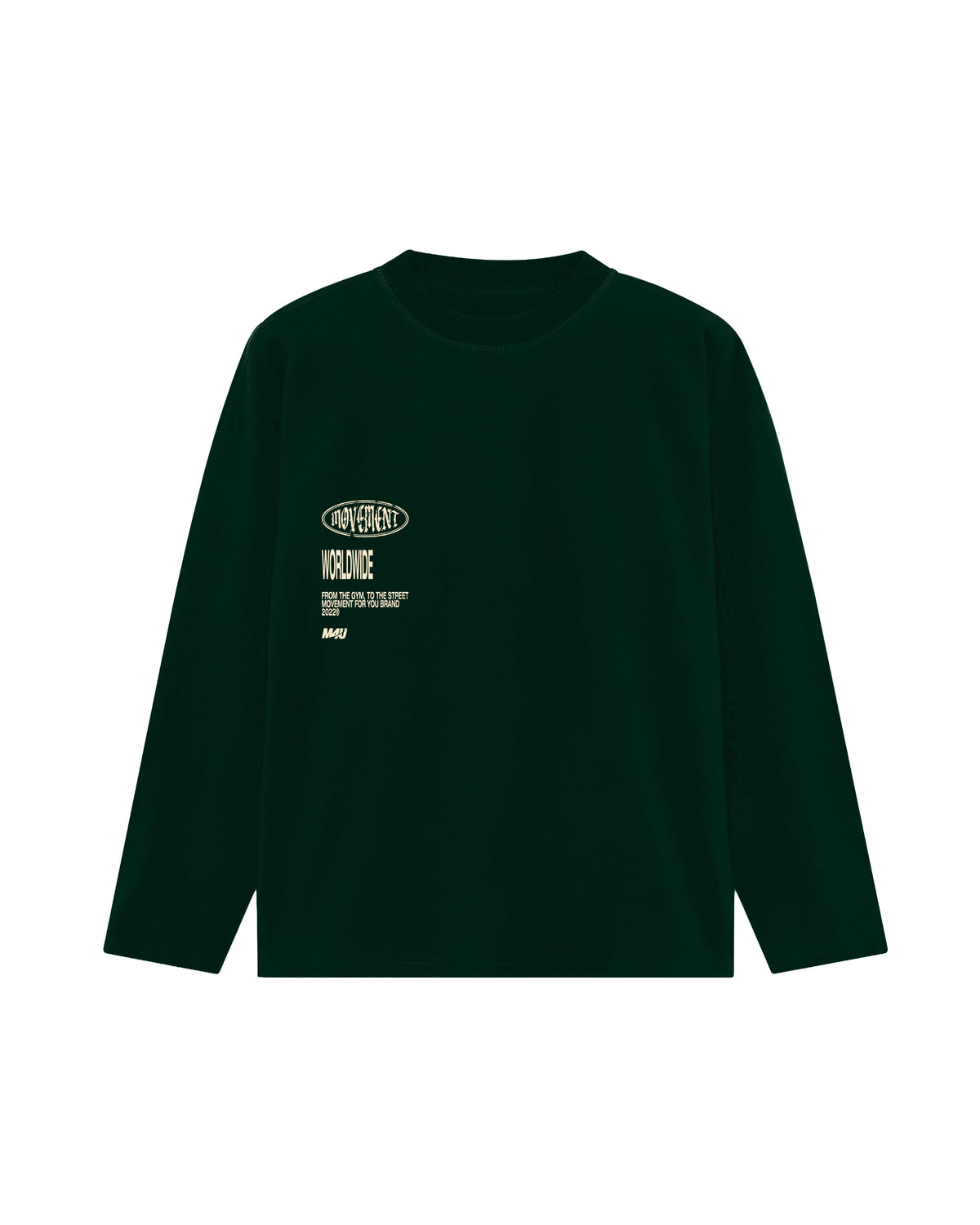 LONGSLEEVE OVERSIZE LOWLIGHTS GREEN