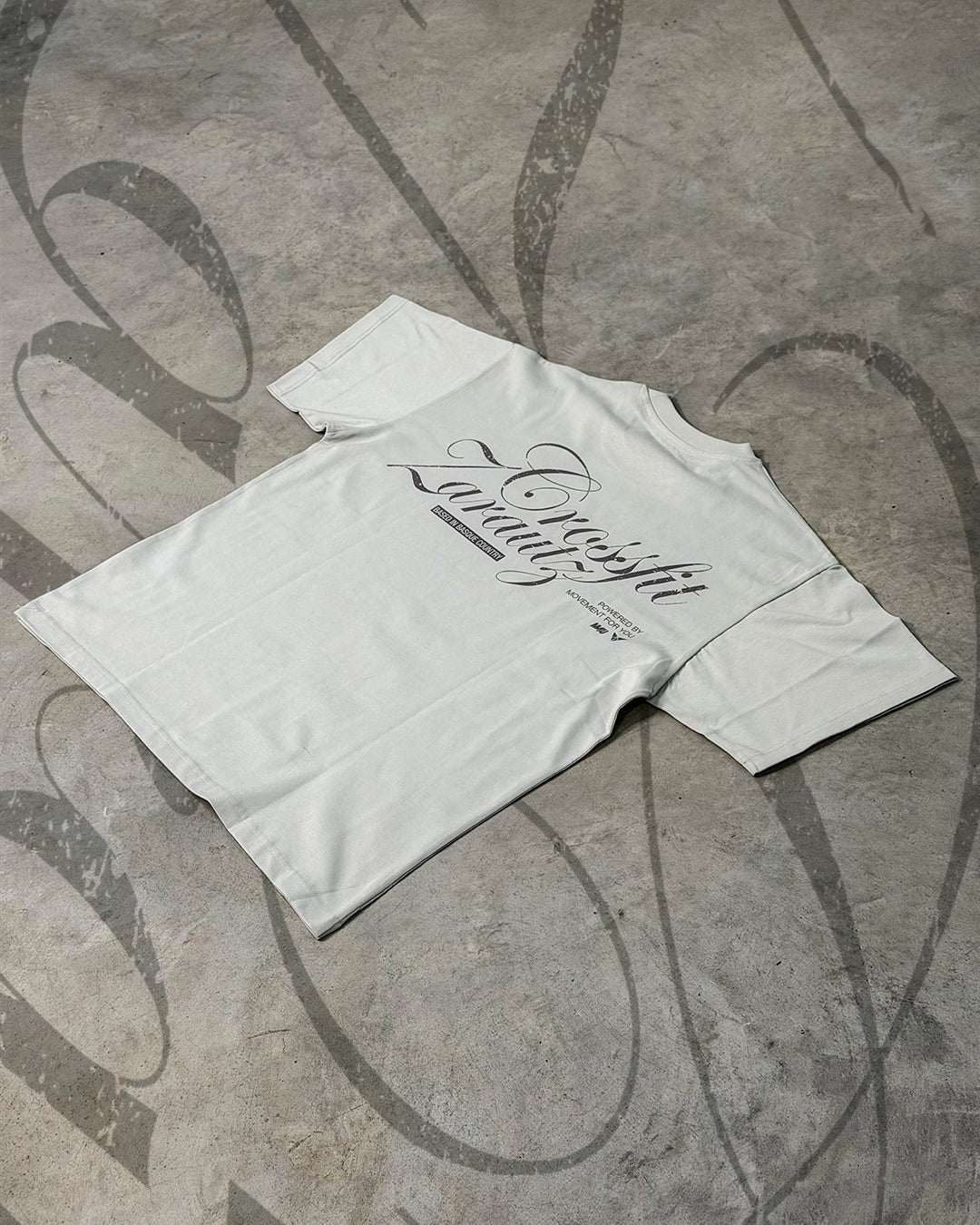 OVERSIZE+ CROSSFIT ZARAUTZ BLACK HEAVY TEE