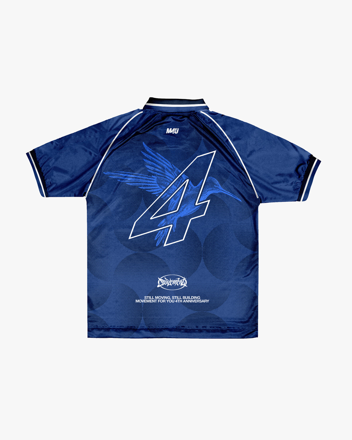 FOOTBALL VINTAGE OVERSIZE T-SHIRT ANNIVERSARY DROP BLUE