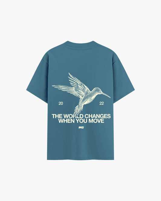 OVERSIZE HEAVY OVERSIZE HOVER BLUE