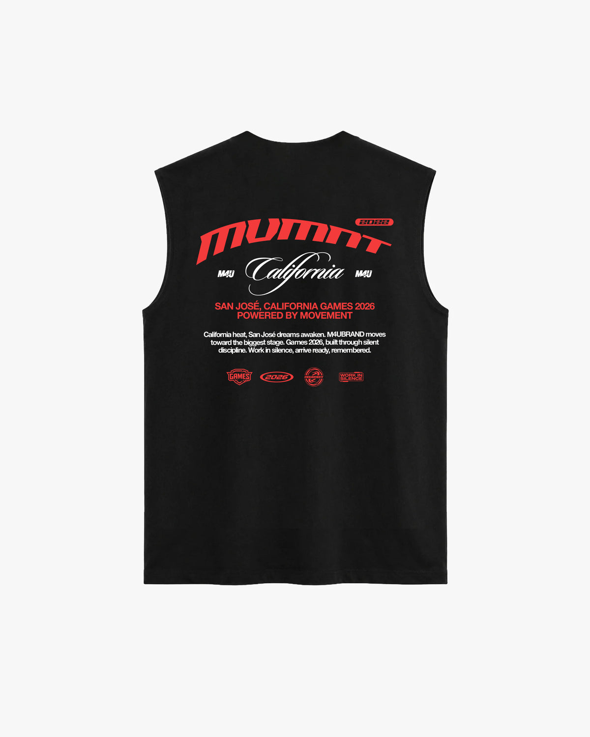 CAMISETA TANK TOP MVMNT CALIFORNIA BLACK