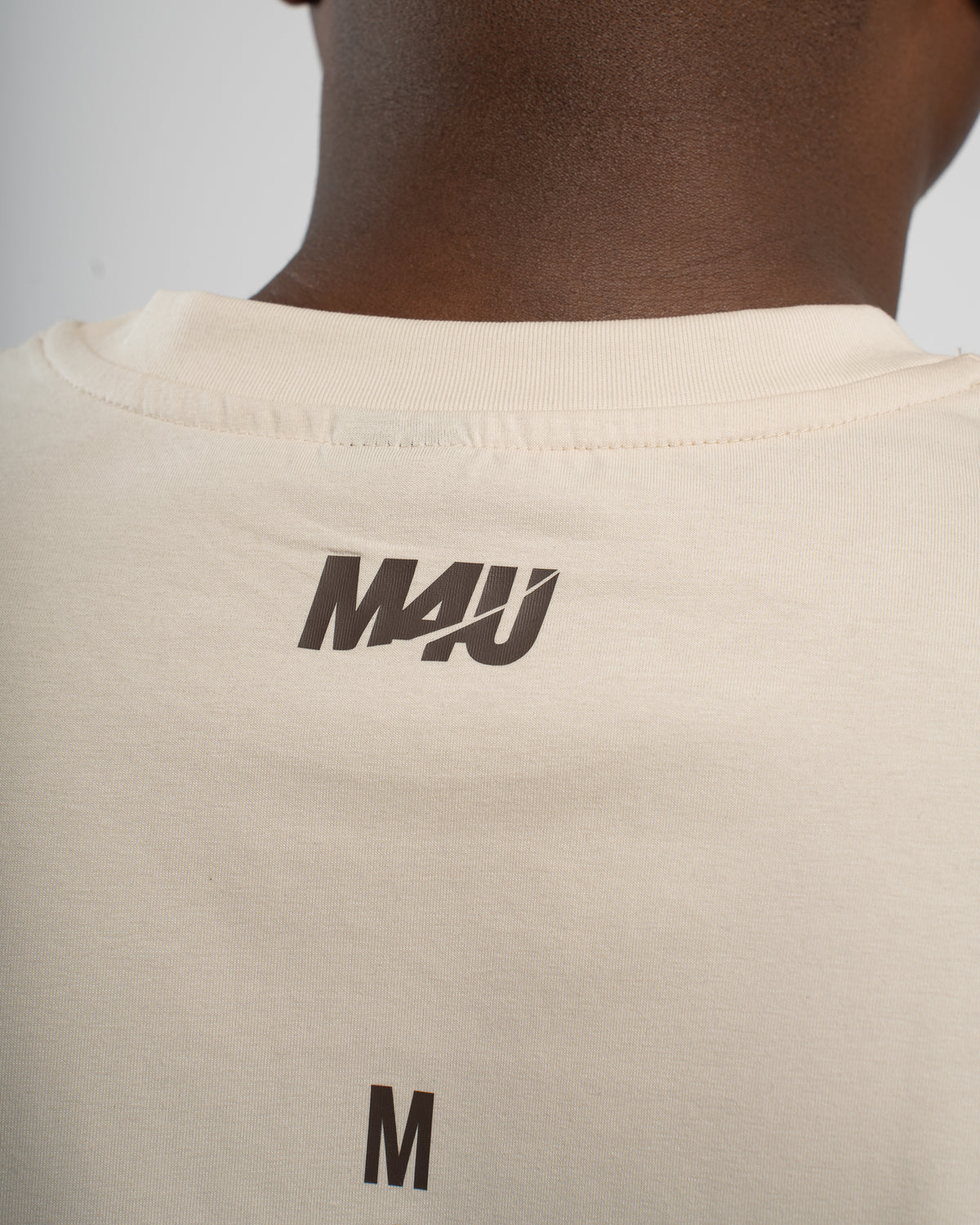CAMISETA OVERSIZE PERFORMANCE FLEX CREAM CHOCOLATE