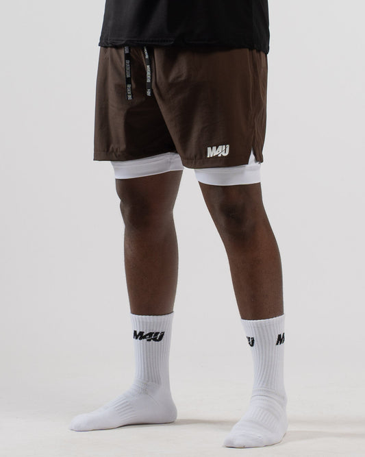 SHORTS 2 EN 1 COFFEE