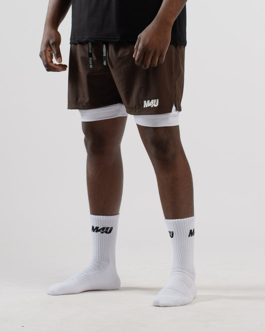 SHORTS 2 EN 1 COFFEE
