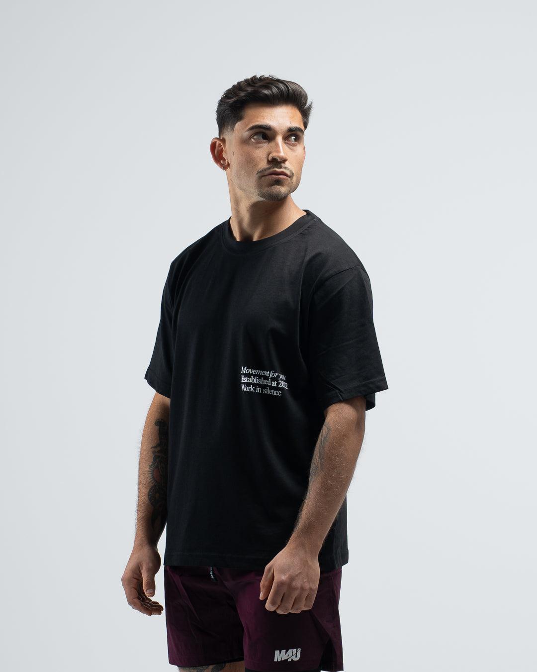 OVERSIZE TRAINING WORK IN SILENCE LET RESULTS BLACK