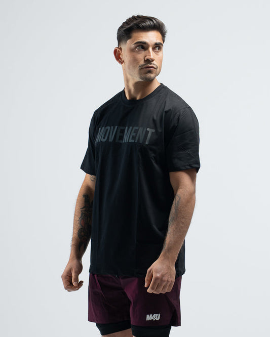 CAMISETA OVERSIZE PERFORMANCE FLEX BLACK