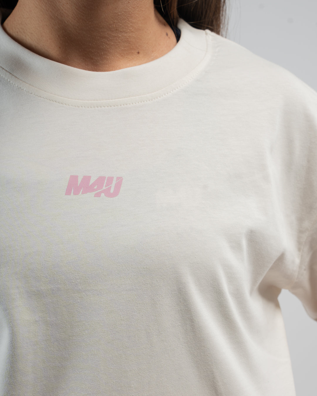 CROP TOP OVERSIZE TRAINING CREAM PINK