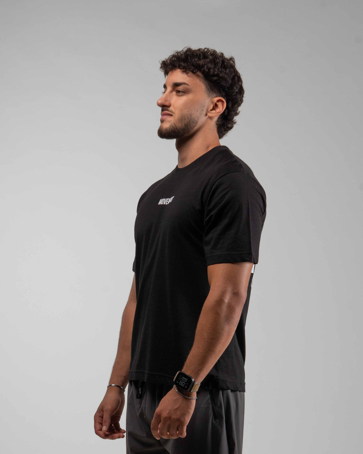 CAMISETA OVERSIZE WORK IN SILENCE BLACK