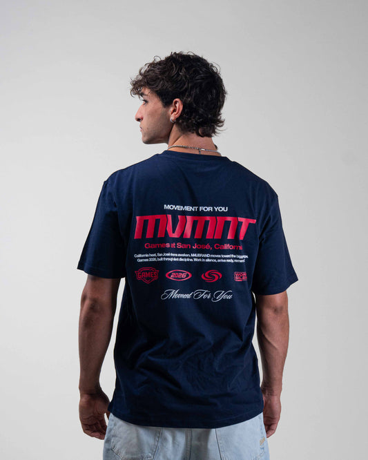 CAMISETA OVERSIZE GAMES EDITION NAVY BLUE
