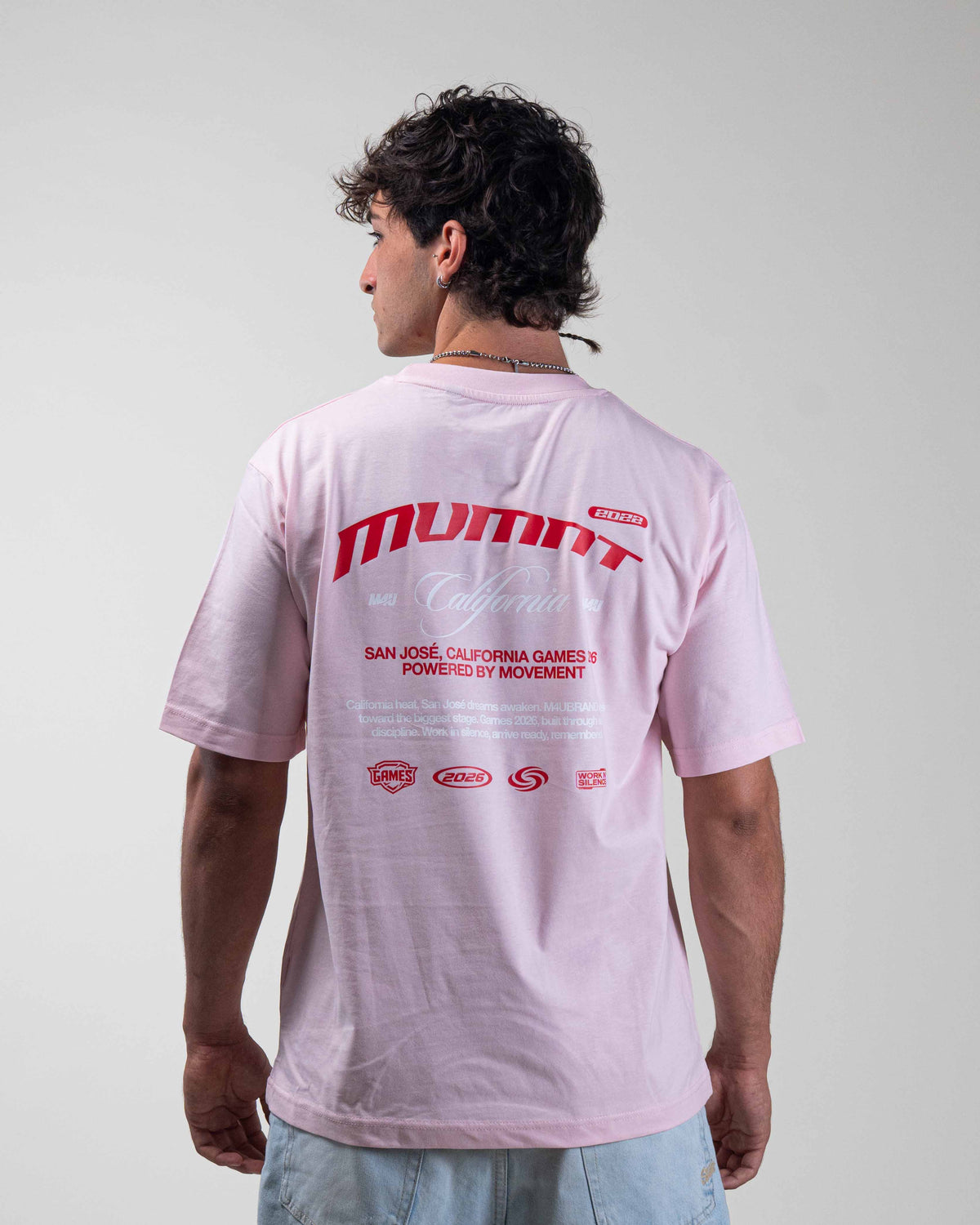 CAMISETA OVERSIZE MVMNT CALIFORNIA PINK