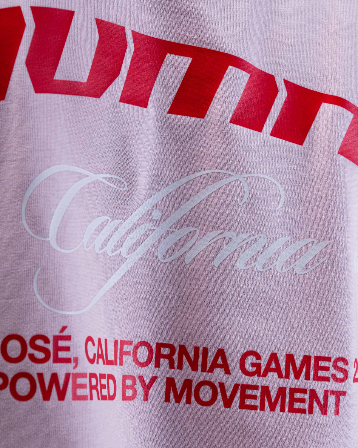 CAMISETA OVERSIZE MVMNT CALIFORNIA PINK