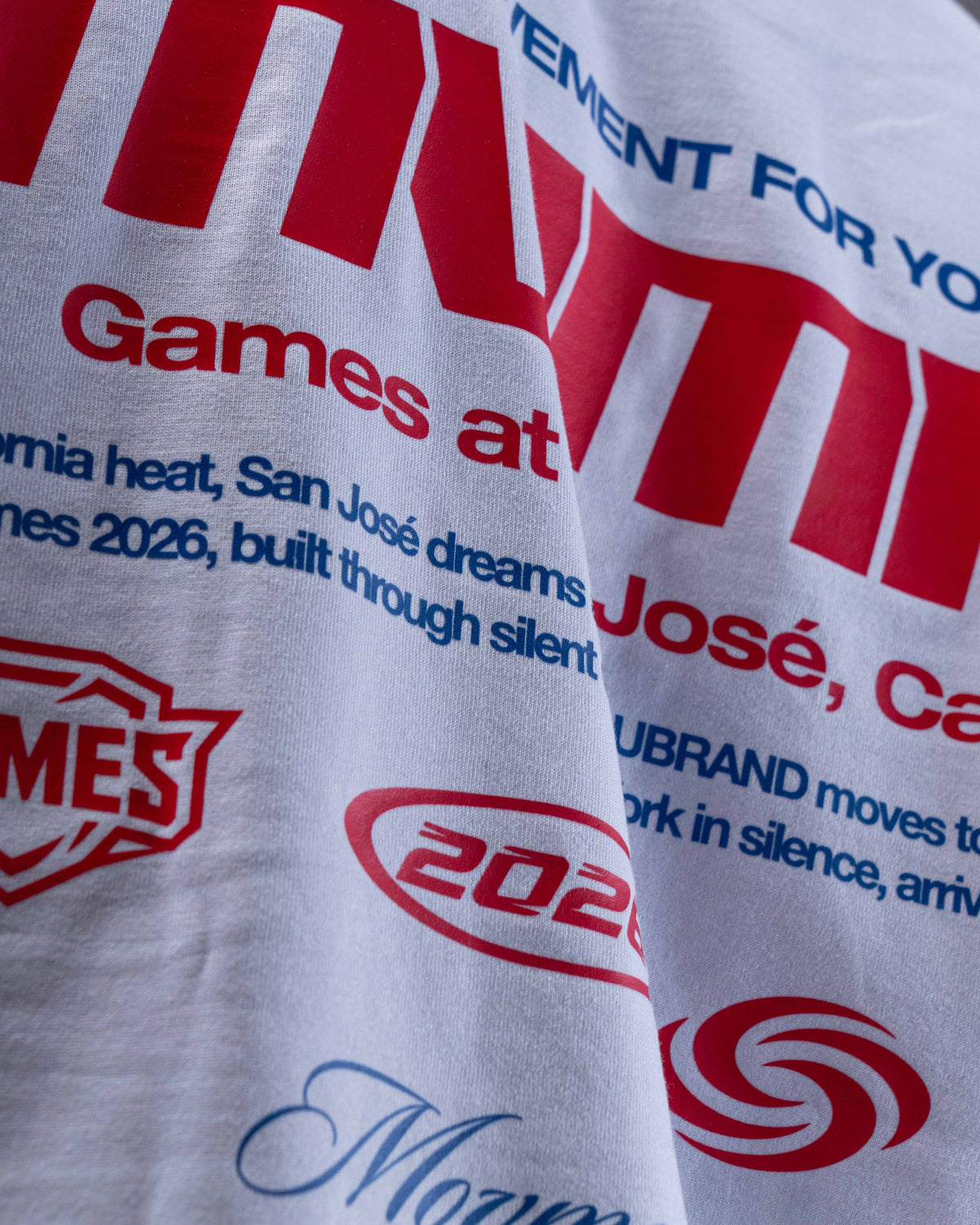 CAMISETA OVERSIZE GAMES EDITION WHITE