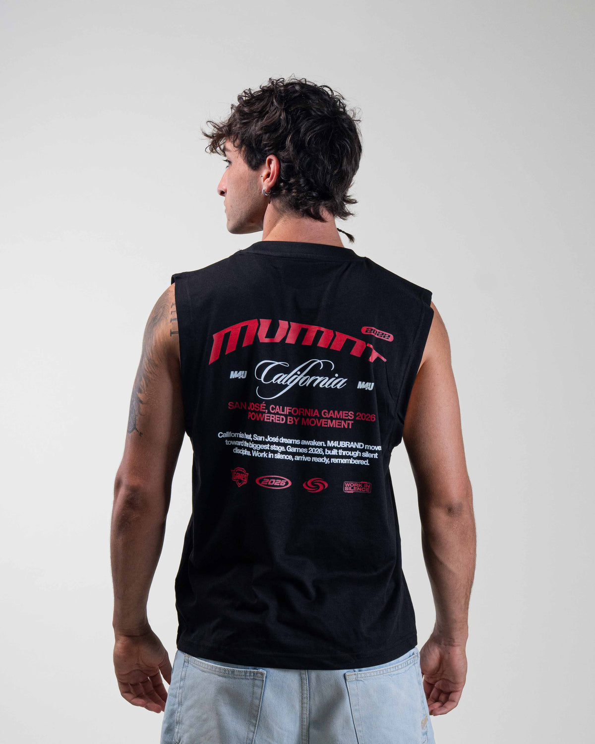 CAMISETA TANK TOP MVMNT CALIFORNIA BLACK
