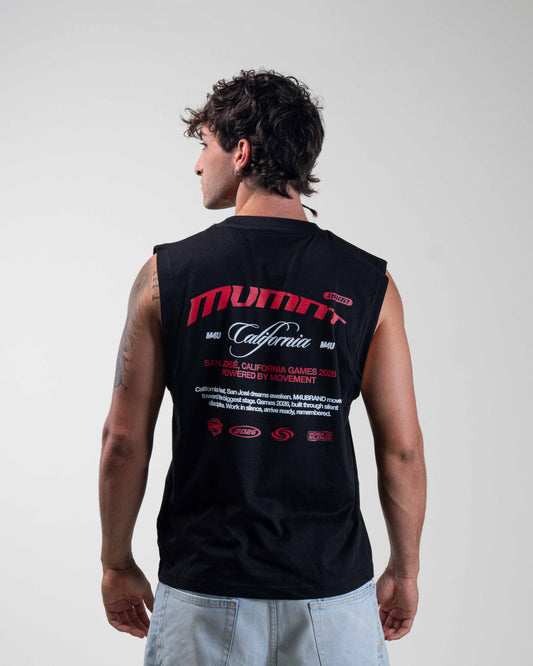 CAMISETA TANK TOP MVMNT CALIFORNIA BLACK