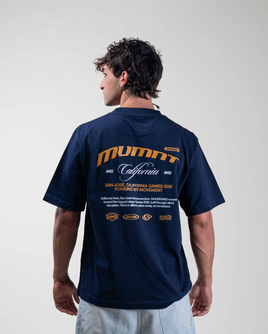 CAMISETA OVERSIZE MVMNT CALIFORNIA NAVY BLUE