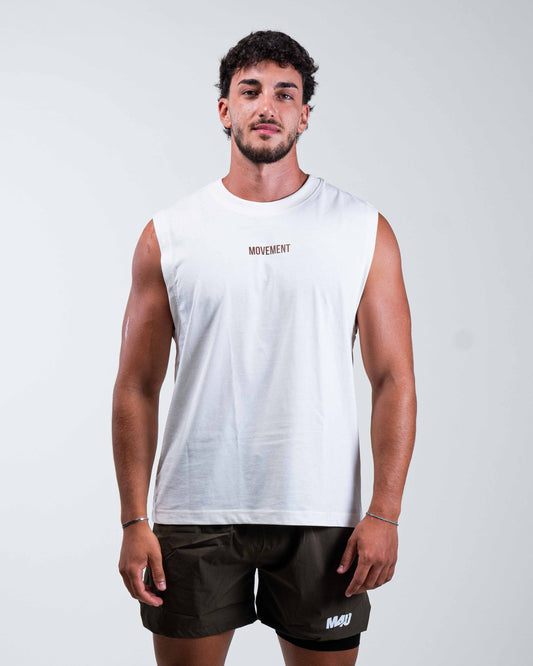 TANK TOP TRAINING WORK IN SILENCE COCONUT