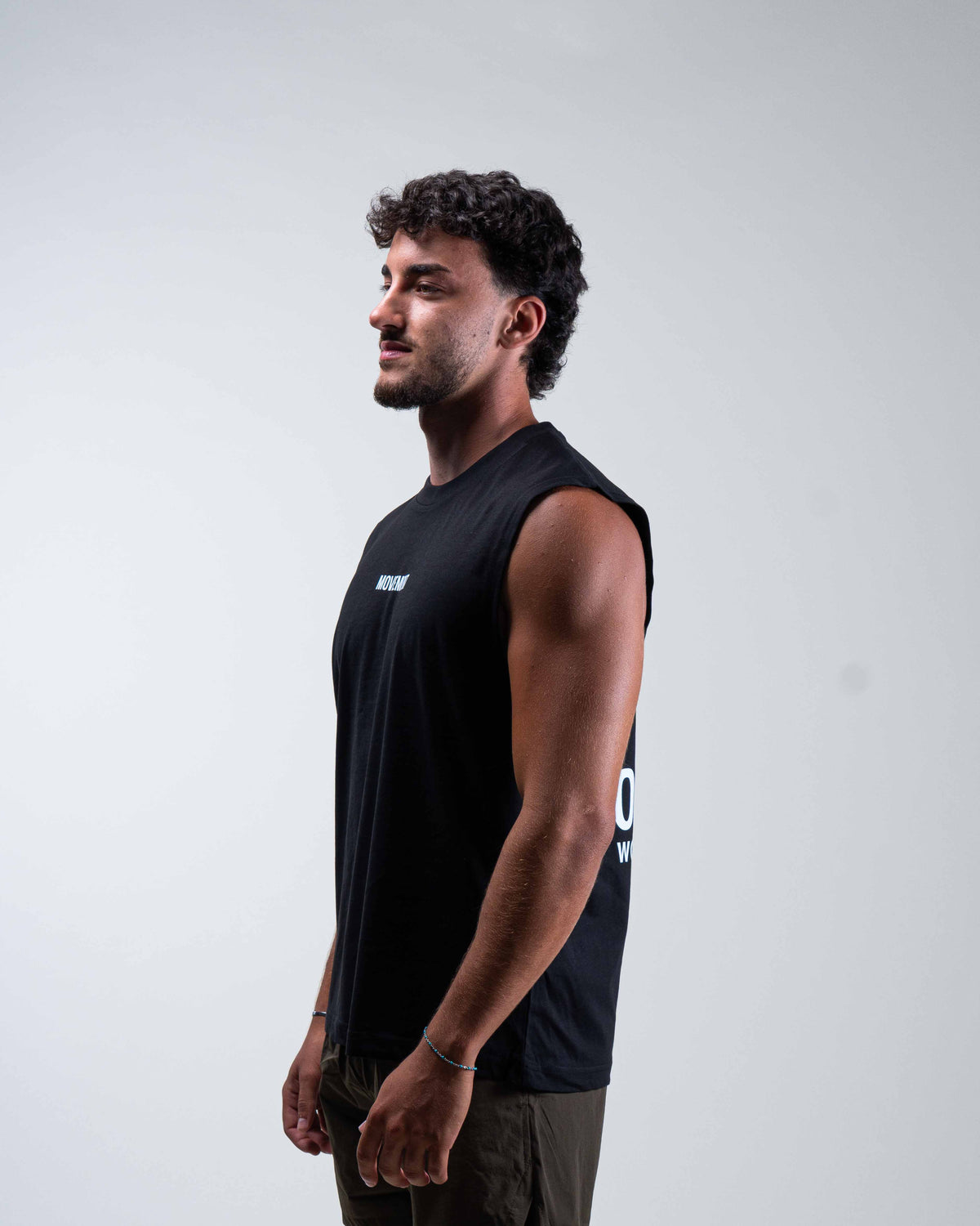 TANK TOP TRAINING WORK IN SILENCE BLACK