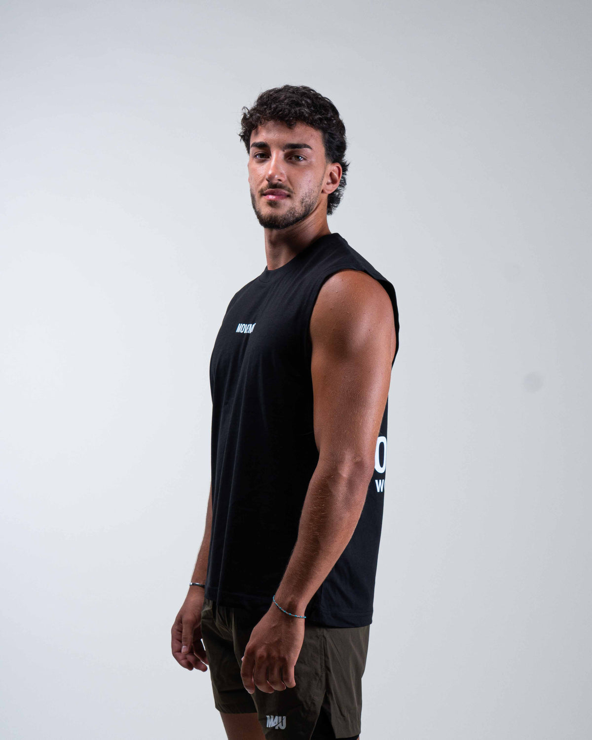 TANK TOP TRAINING WORK IN SILENCE BLACK