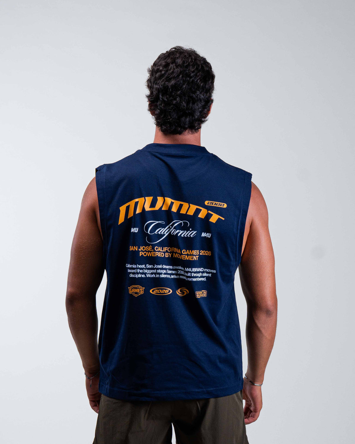 CAMISETA TANK TOP MVMNT CALIFORNIA NAVY BLUE