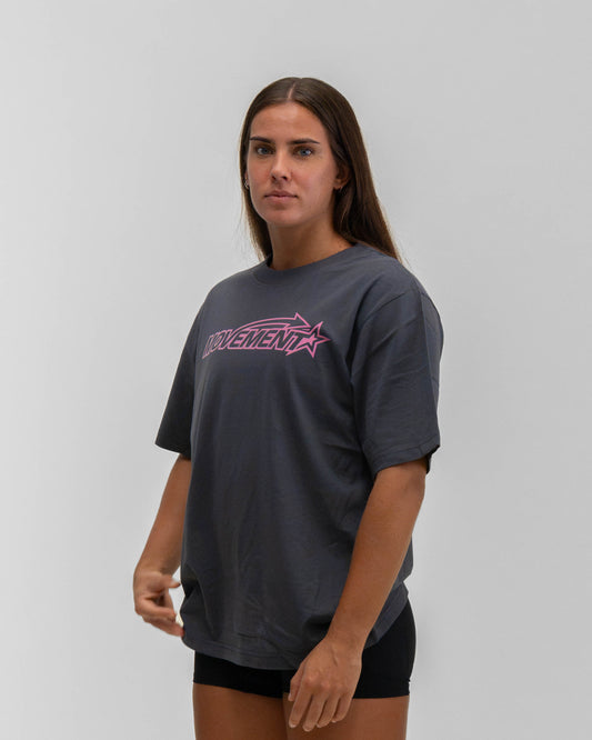 CAMISETA OVERSIZE STAR GREY